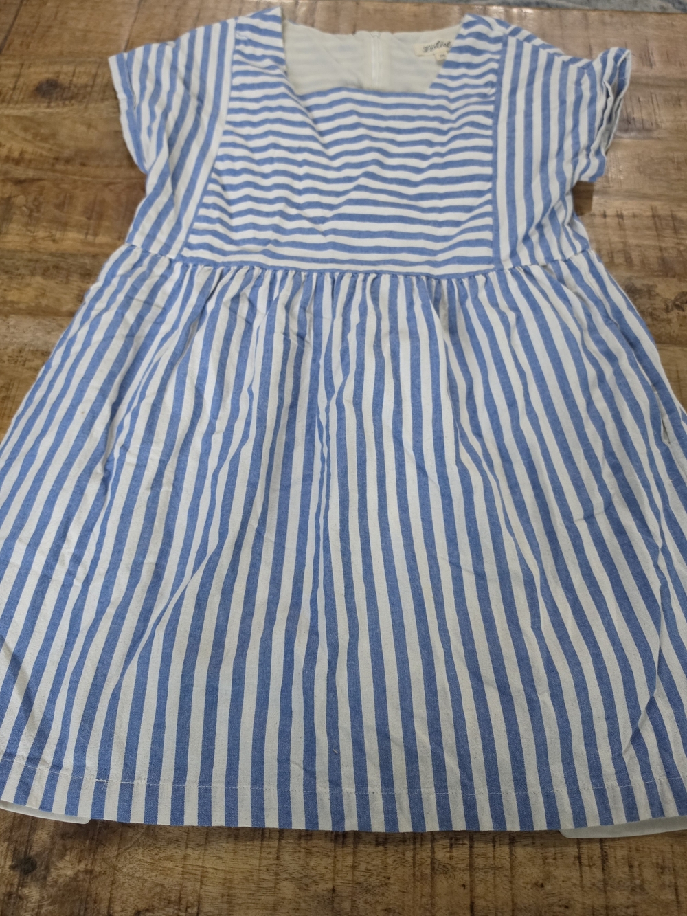 💙 Listicle Blue & White Striped Dress Women’s Size M